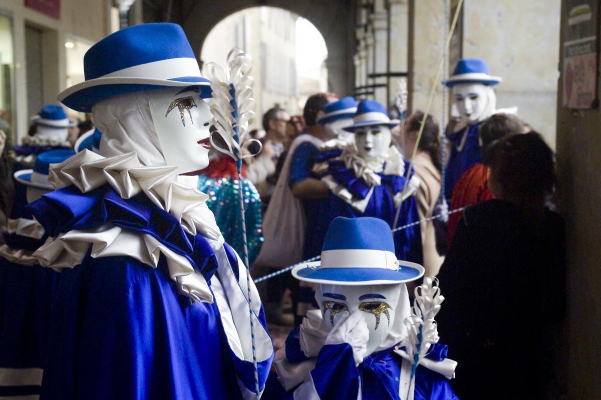 Une bande du carnaval de Limoux