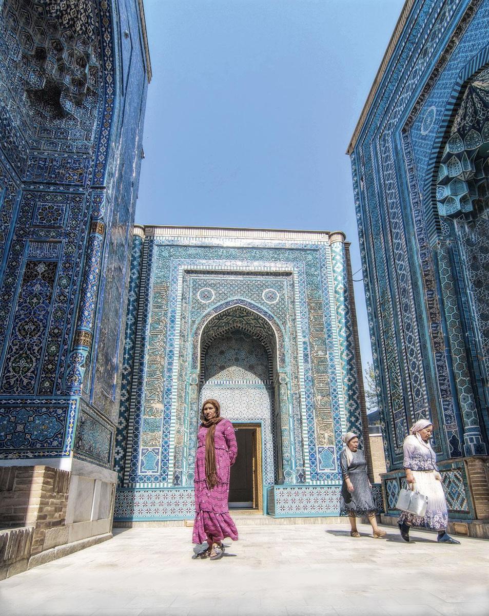 Le mausolée Shah-i-Zinda, l'un des plus célèbres d'Asie Centrale