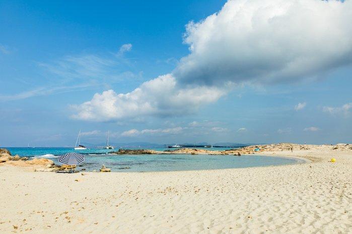 1. Playa ses Illetes sur Formentera en Espagne