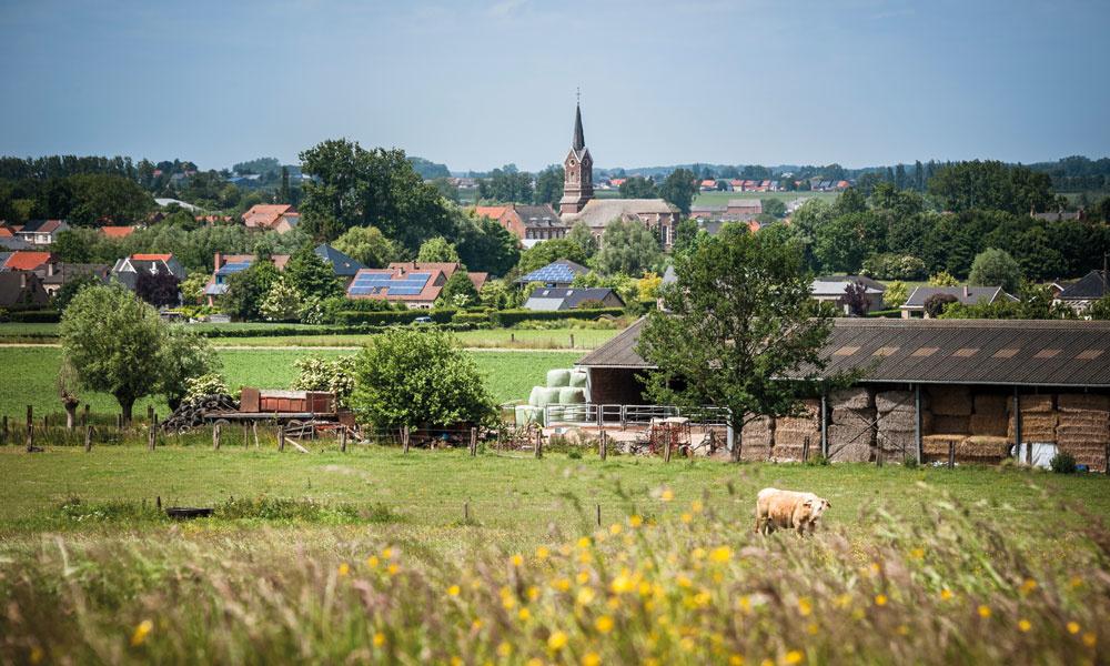 Paysage de la vallée de la Grande Gette.