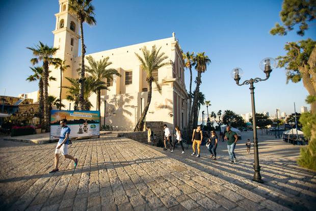 L'église Saint-Pierre  à Jaffa.