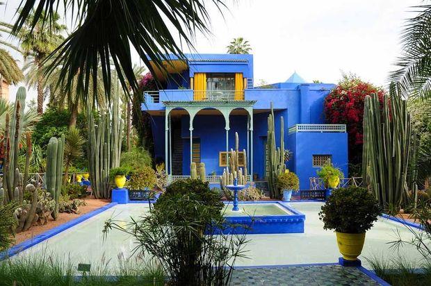Le jardin luxuriant de Majorelle, à Marrakech, une oasis sauvée d'une disparition certaine grâce à Bergé et Saint Laurent