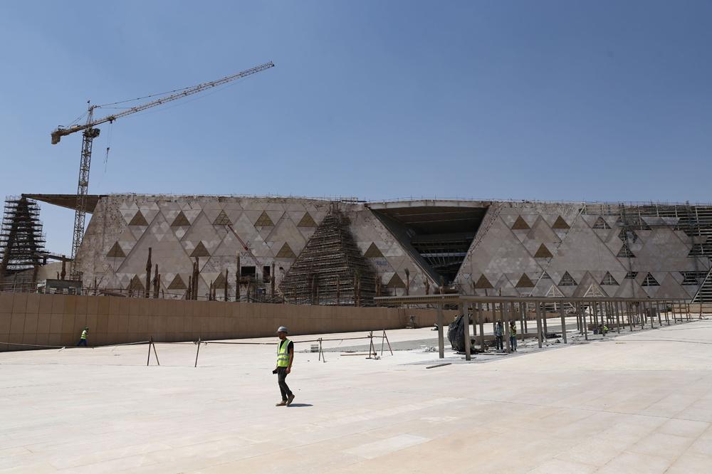 Grand musée du Caire, en construction