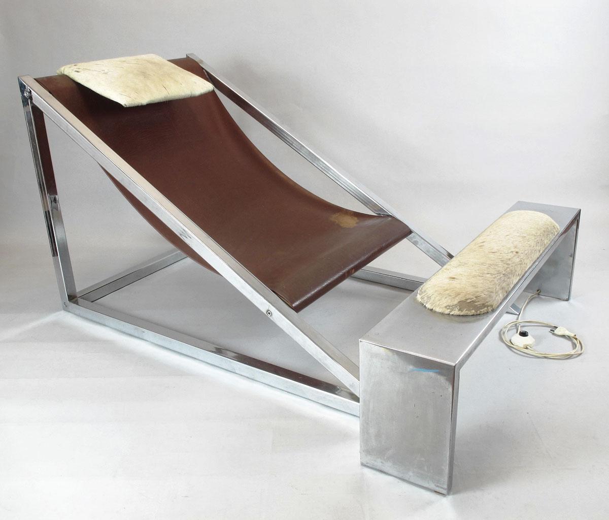Dans les sixties, le design italien radical d'Archizoom pour ce siège Mies.