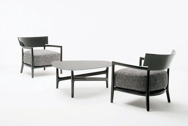 Le fauteuil Cara Mosshart de Philippe Starck pour Kartell.