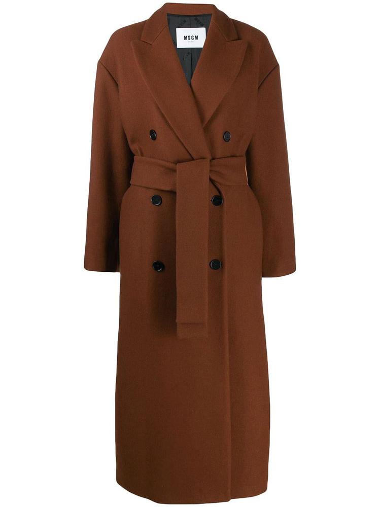 Manteau en laine vierge, MSGM, 790 euros.