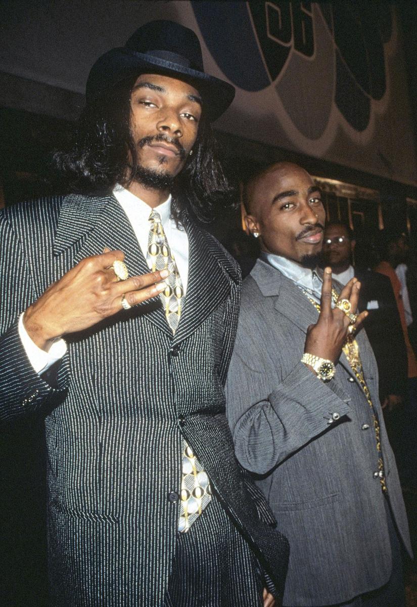 Snoop Dogg et feu Tupac Shakur, fans de Rolex, en 1996.