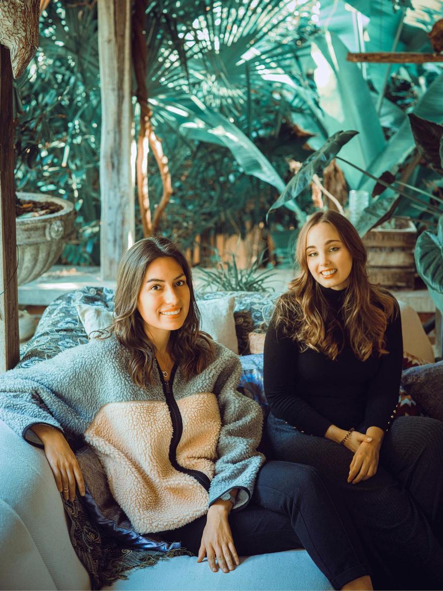 Chloé Lepez et Anne-Sophie Jiménez Rueda, les deux fondatrices de Greenology se connaissent depuis l'université.
