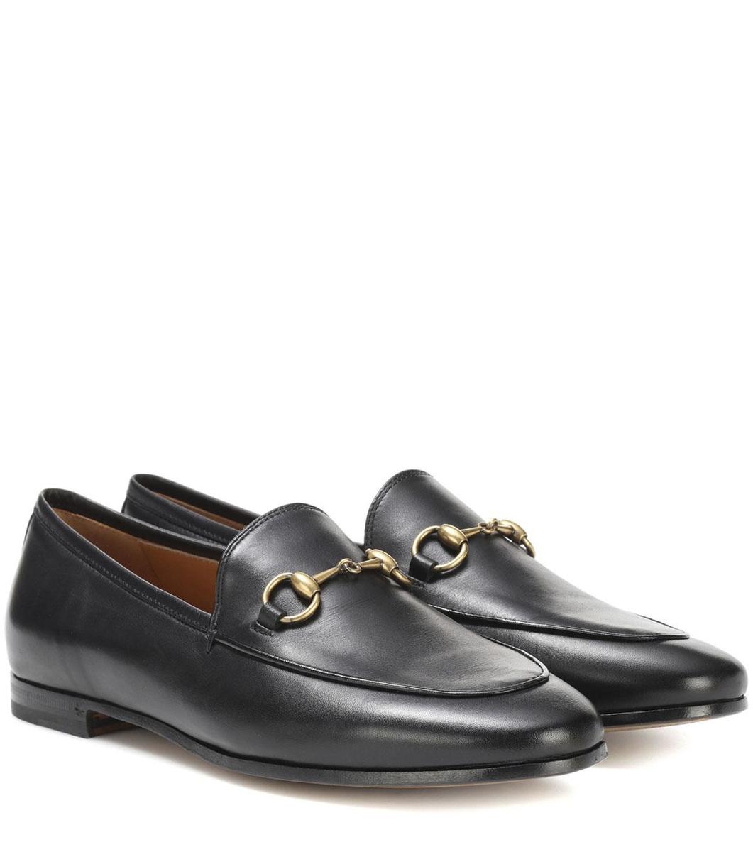Loafers en cuir (660 euros), Gucci @ mytheresa.com