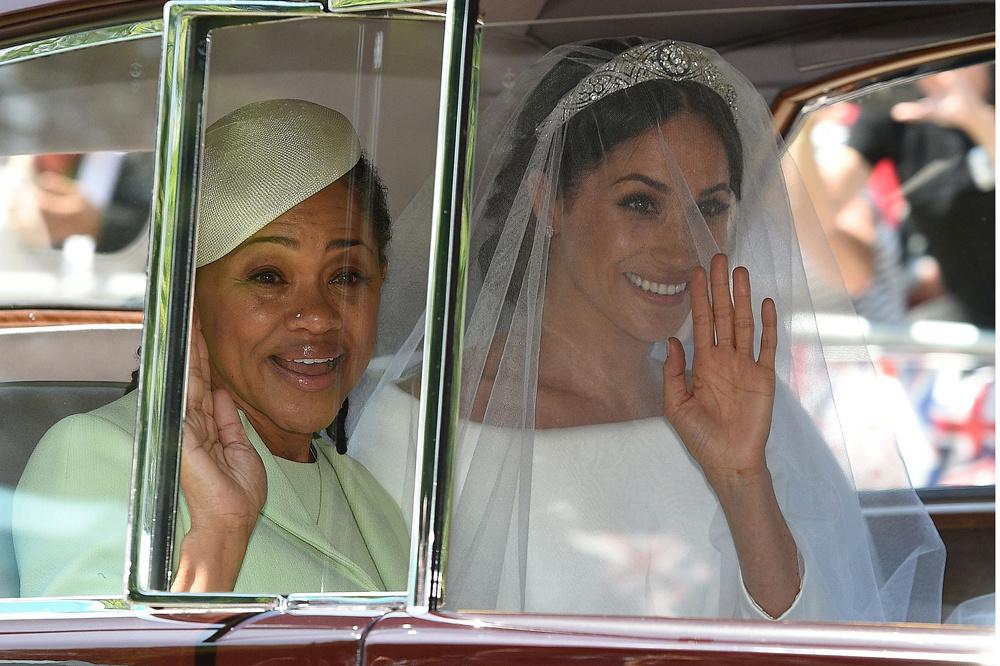 Meghan Markle et sa mère Doria Ragland, le jour du mariage royal le 19 mai 2018.