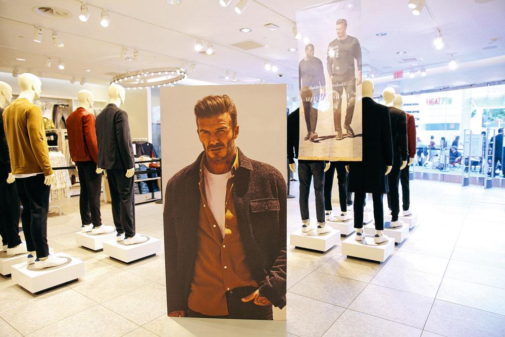 David Beckham a, lui, collaboré plusieurs fois  déjà avec le géant H&M.