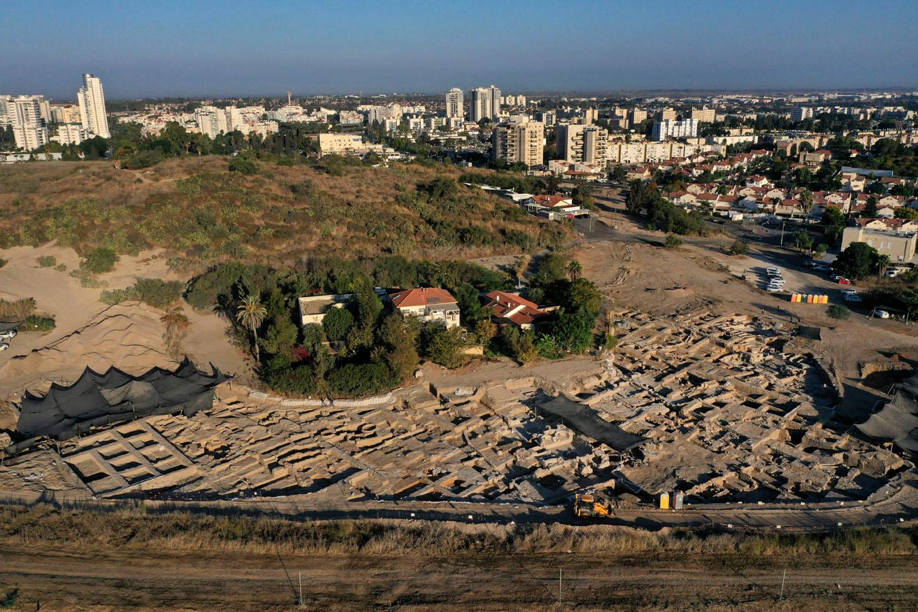 Fouilles menées à Yavné, ville du sud israélien