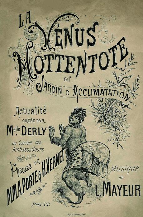 La Vénus Hottentote du Jardin d'acclimatation. Paris, France. 1888. Music score. © Groupe de recherche Achac, Paris/priv. coll.
