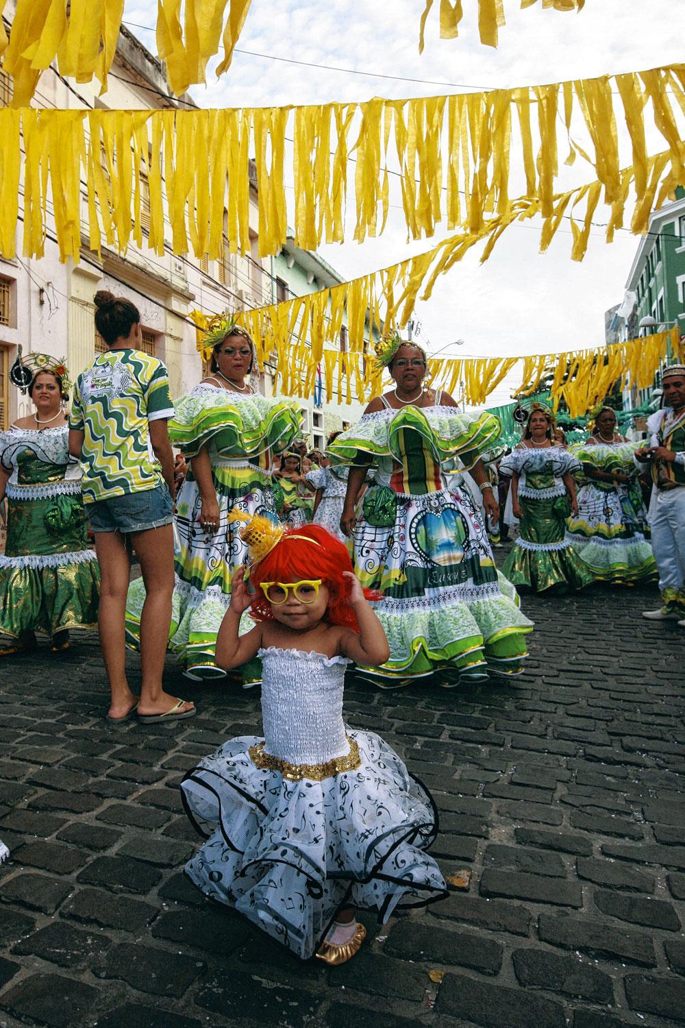 A Olinda, un folklore proche de celui de Recife, mais avec ses spécificités.