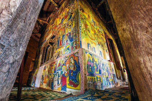 Des milliers d'églises rupestres ont traversé les âges et témoignent de la vigueur du christianisme orthodoxe en Abyssinie.
