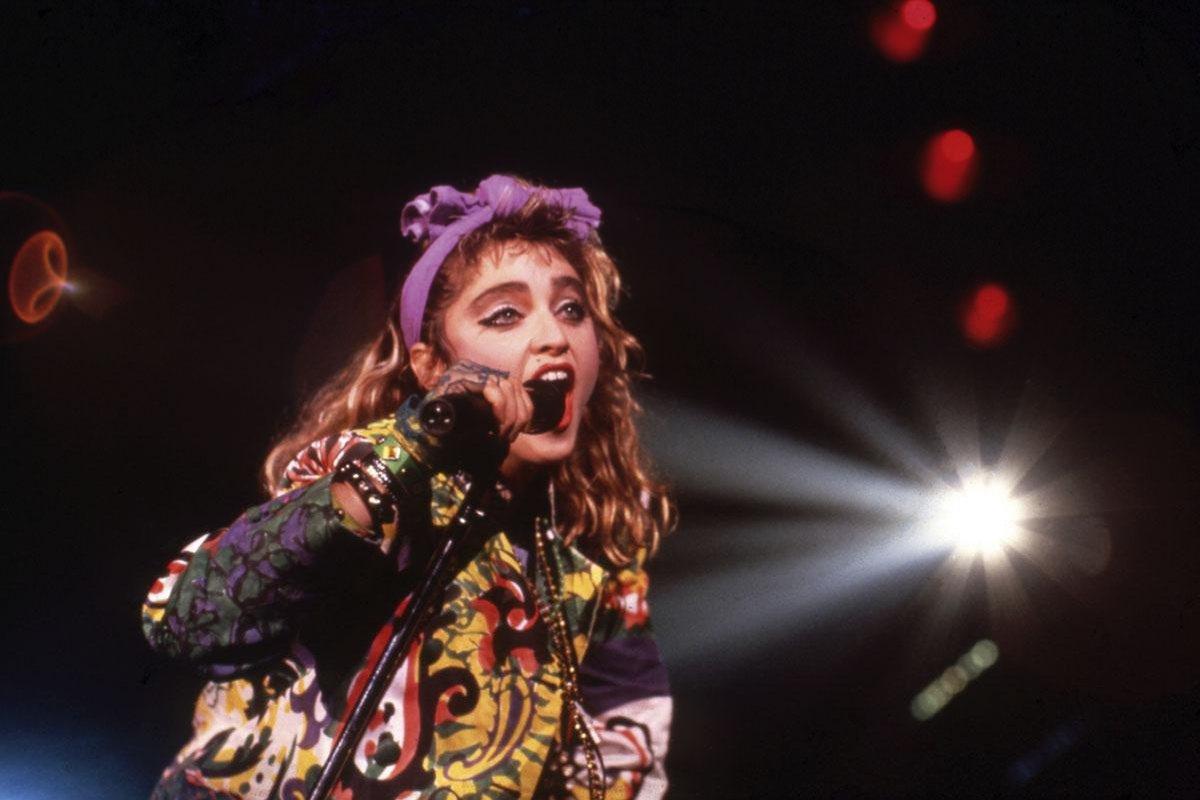 Madonna misait déjà sur un make-up des plus expressifs dans les années 80.