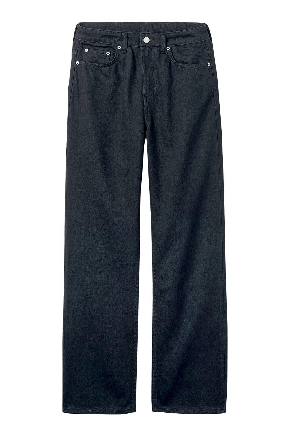 Pantalon en denim noir, Weekday, 50 euros