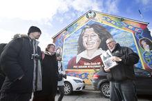 Mur dédié au gréviste de la faim membre de l'IRA, Bobby Sands 