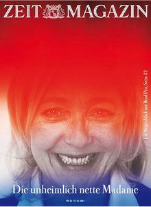 Marine Le Pen en couverture du Zeit allemand, photographiée par Paul Rousteau