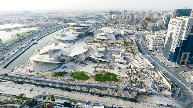 Le Musée national du Qatar, à Doha.