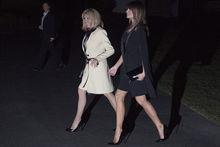 Brigitte (Macron) et Melania (Trump), amies malgré bien des différences