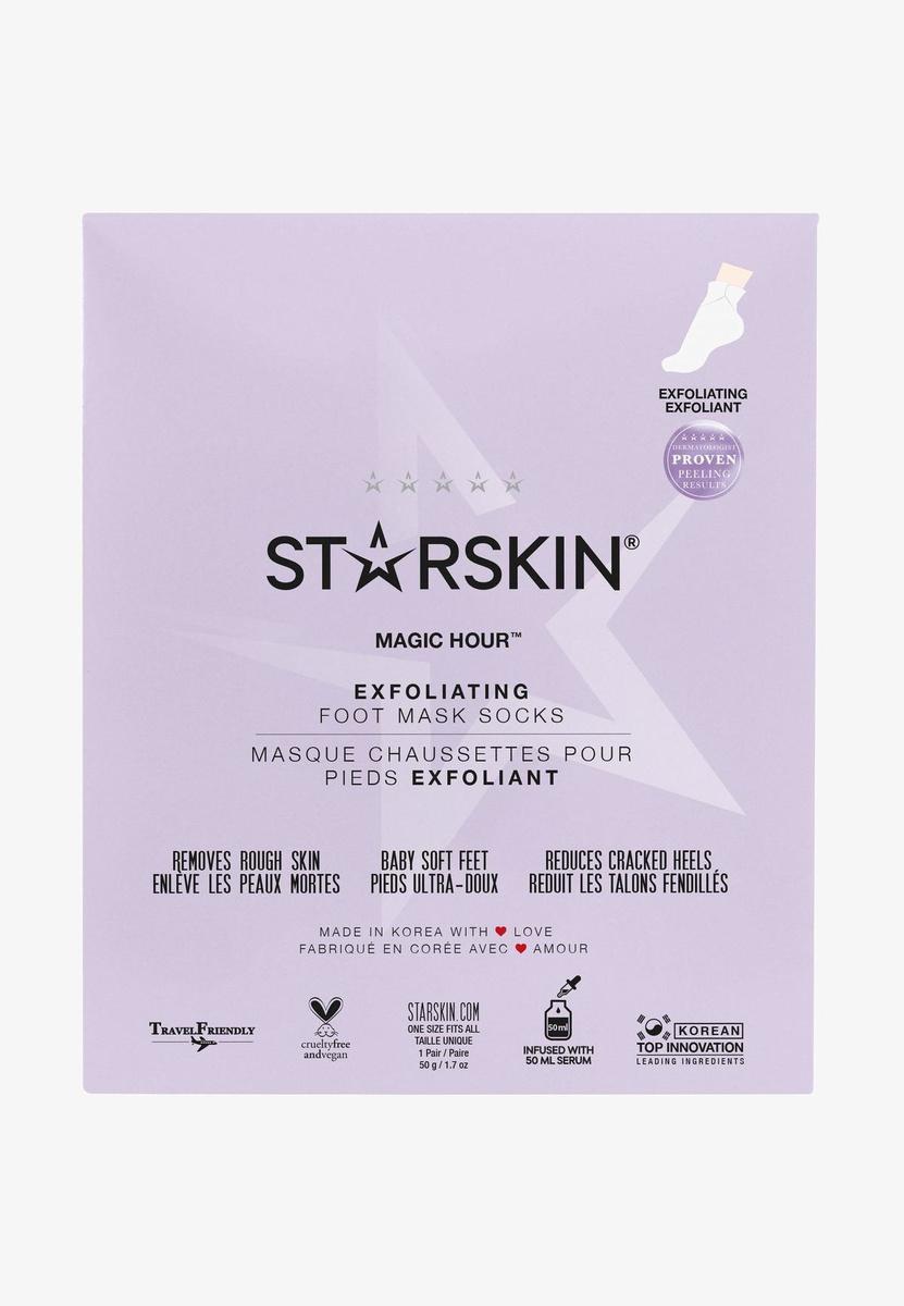 Masque pieds exfoliant Starskin, 14,90 euros (disponible chez Planet Parfum).