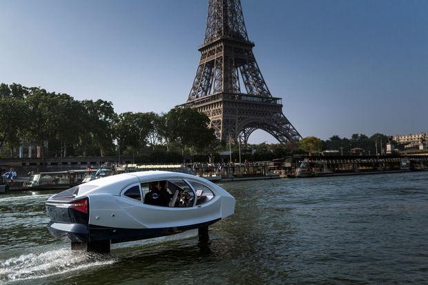 Sea Bubbles, taxi volant sur la Seine
