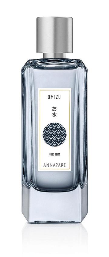 Omizu for Him, Annayake, 79,50 euros les 100 ml (disponible chez Planet Parfum).