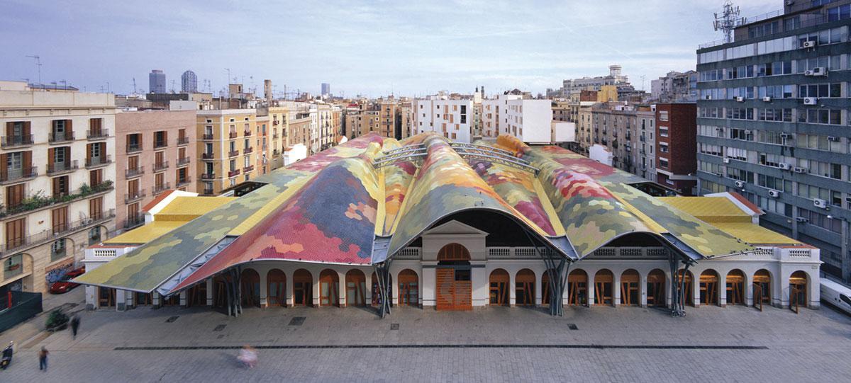 Le marché de Santa Caterina, en Espagne