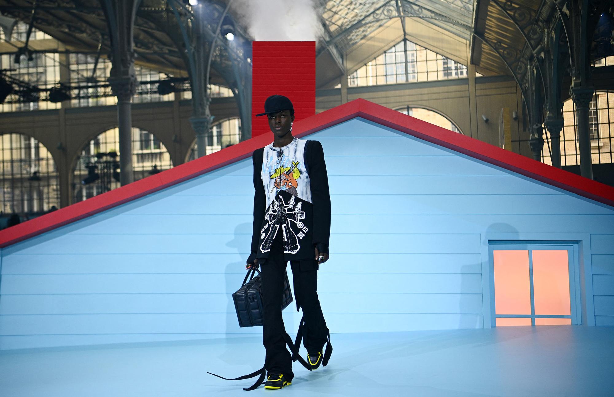Défilé Louis Vuitton, dernière collection de Virgil Abloh, le 20 janvier 2022