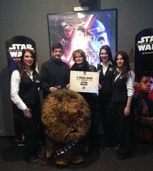 Kinepolis registreert miljoenste bezoeker van 'Star Wars: The Force Awakens'