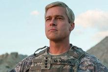 Brad Pitt in 'War Machine'.