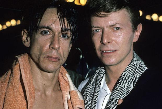 Iggy Pop en David Bowie