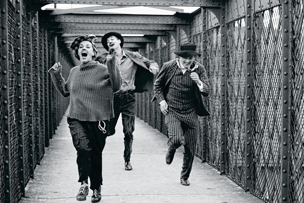 In de sprint in Jules et Jim (1962) was Moreau twee aanbidders te snel af.