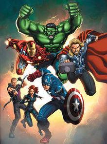 Moderne versie van Captain America en de Avengers