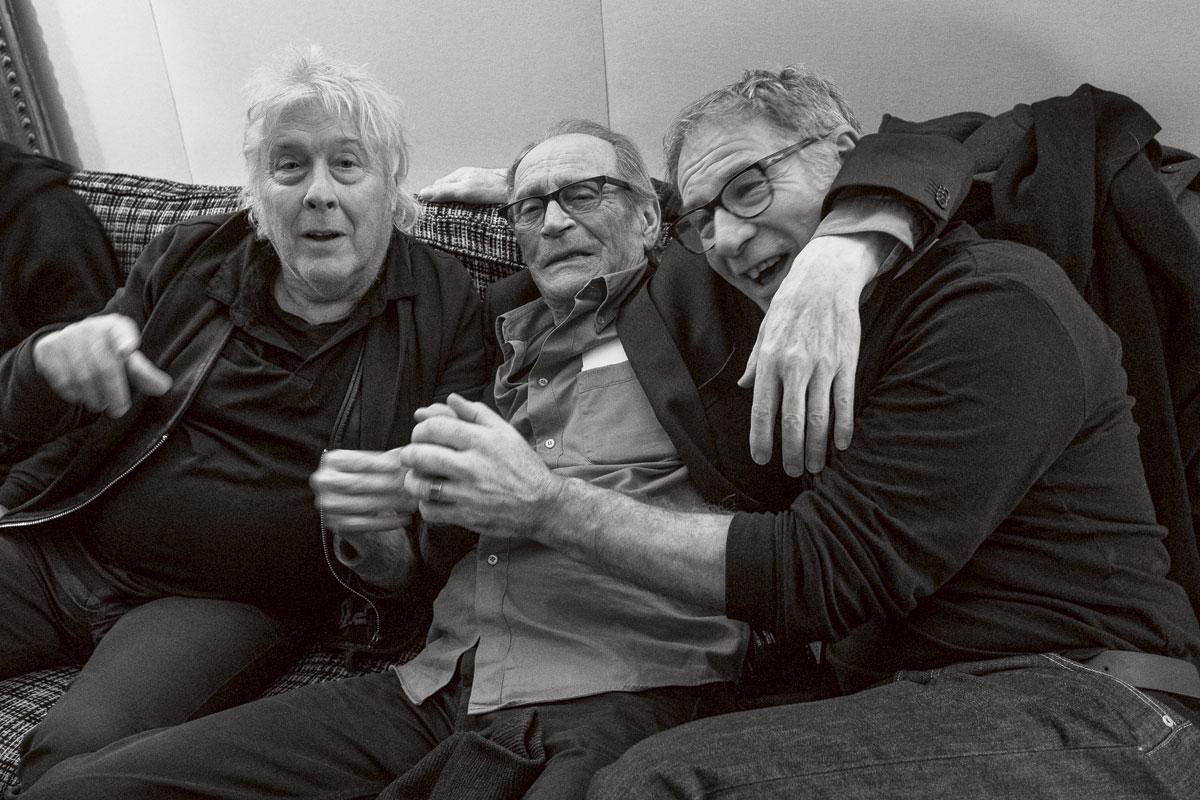 Arno, Paul Couter en Danny Willems in Parijs