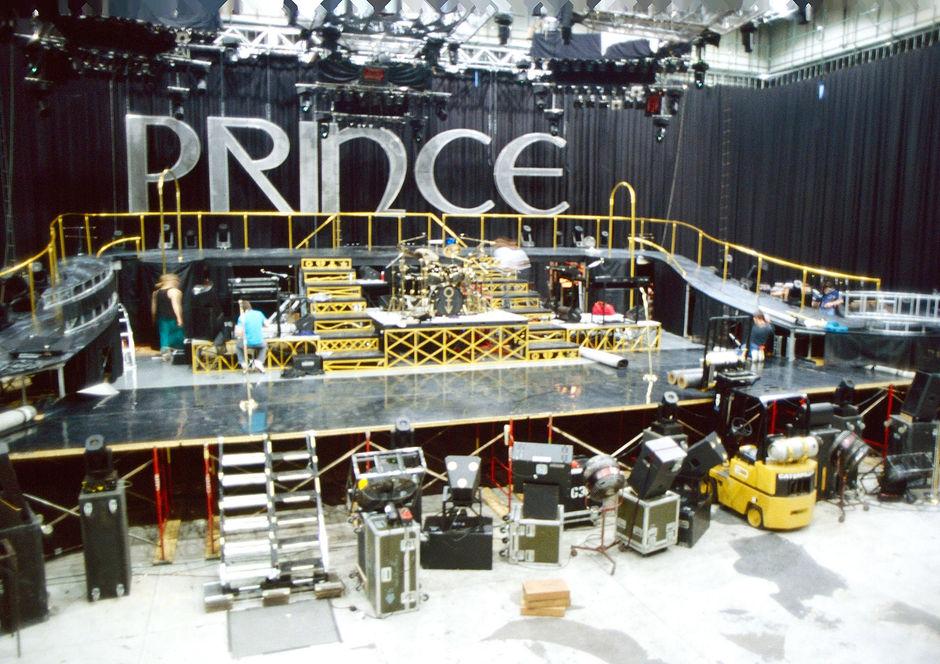 Prince' concertzaal in Paisley Park. 'Die gekleurde muren, de geur ook. Het was magie toen ik er binnenstapte.'