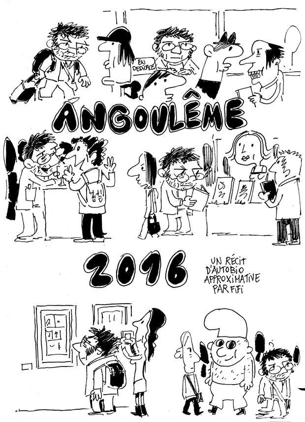 Le festival d'Angoulême 2016 de Fifi en 16 planches