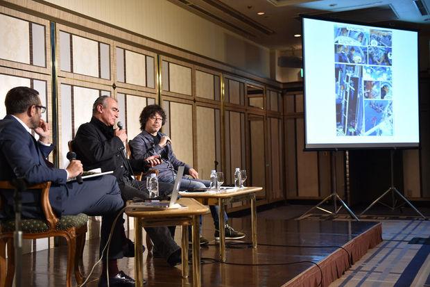 Philippe Francq et Naoki Urasawa lors du workshop 