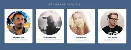 Les profils d'influenceurs mis en avant par Fluence sont alléchants.