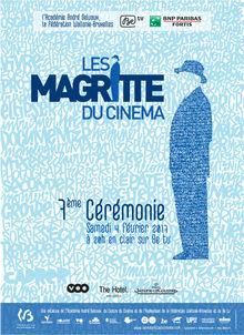 L'affiche des 7e Magritte du cinéma, réalisée par Denis Meyers