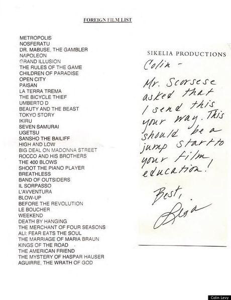 La liste établie par Martin Scorsese: 39 films de cinéma étranger indispensables.