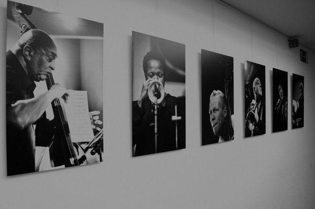 Un bout de l'exposition sur Johan Van Eycken pour le Brussels Jazz Festival 