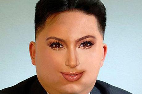 Montage Kim Jong-Un/Kim Kardashian par Peter Stemmler.