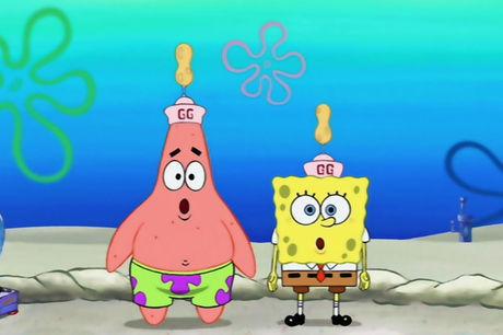 Patrick l'étoile de mer et Bob l'éponge.
