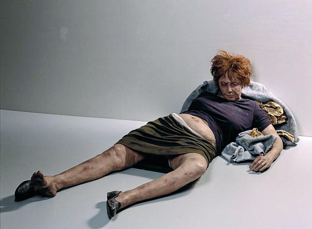 Derelict Woman, 1973, Duane Hanson