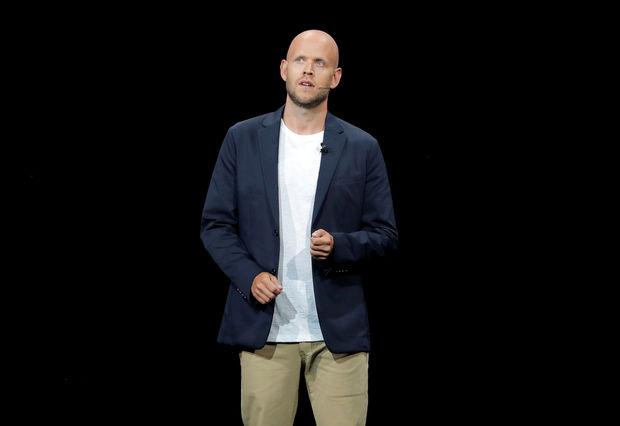 Daniel Ek, PDG de Spotify, le 9 août 2018. 