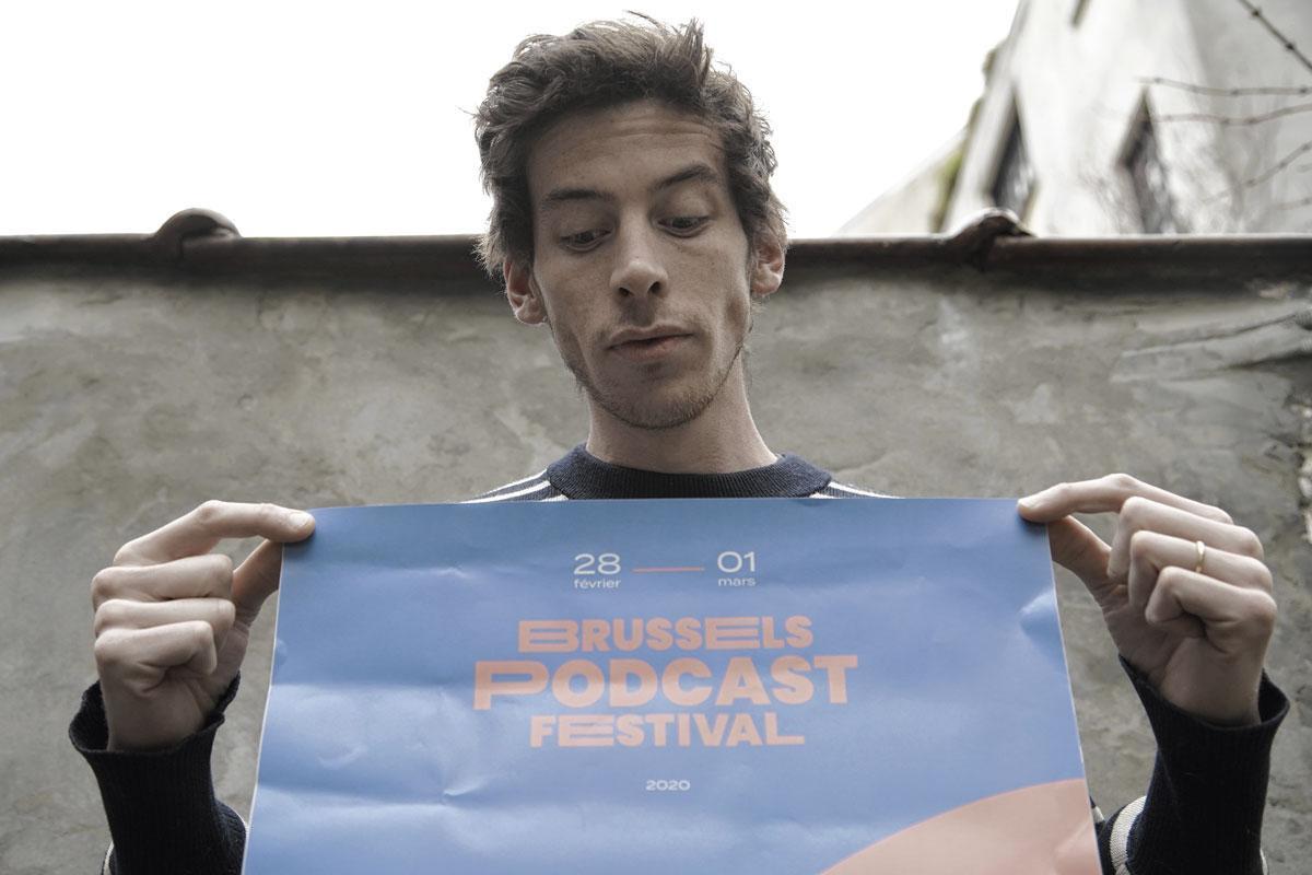 François Custers, coordinateur général du premier Brussels Podcast Festival.