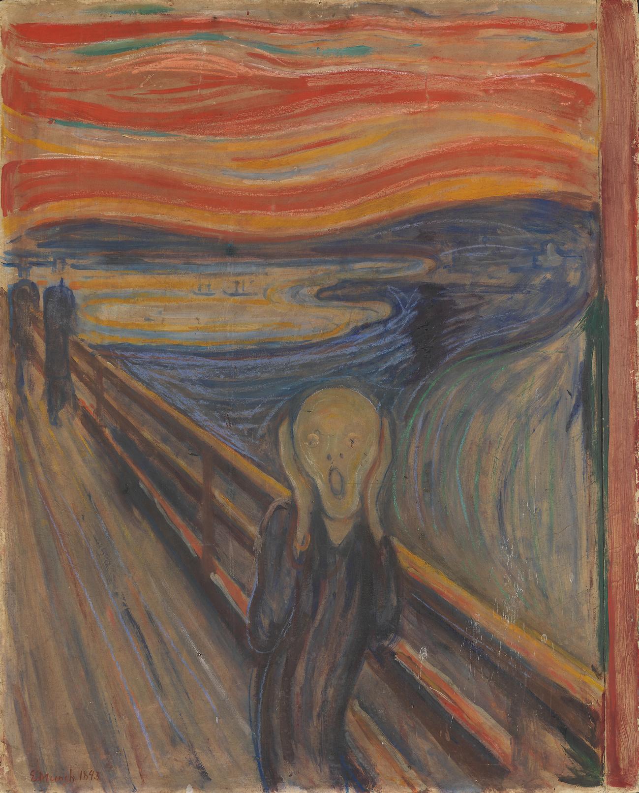 Le Cri d'Edvard Munch exposé au Musée national de Norvège