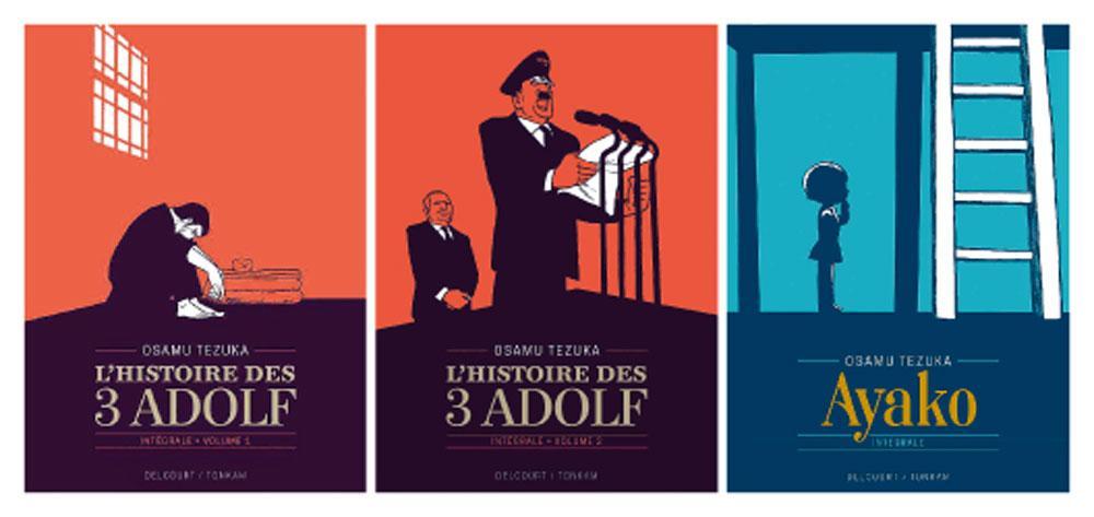 1. Ayako (intégrale) - 2. L'Histoire des 3 Adolf (intégrale en deux volumes) 
